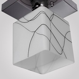 Modern, kortárs mini stílusú, galvanizált fém süllyesztett tartó