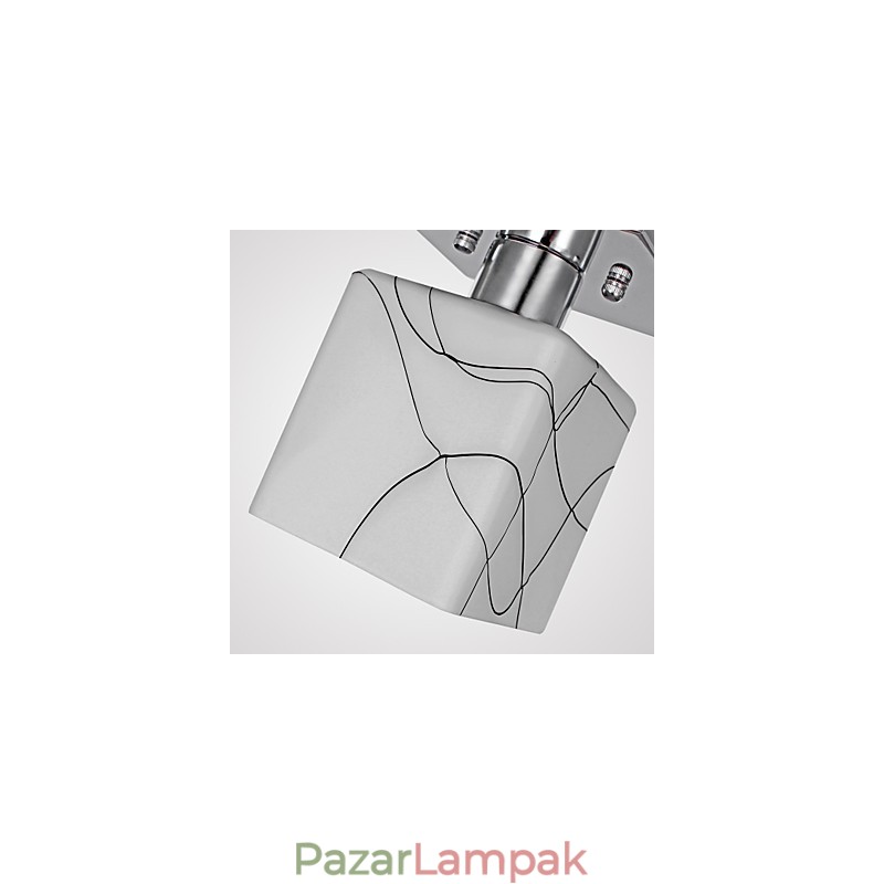 Modern, kortárs mini stílusú, galvanizált fém süllyesztett tartó