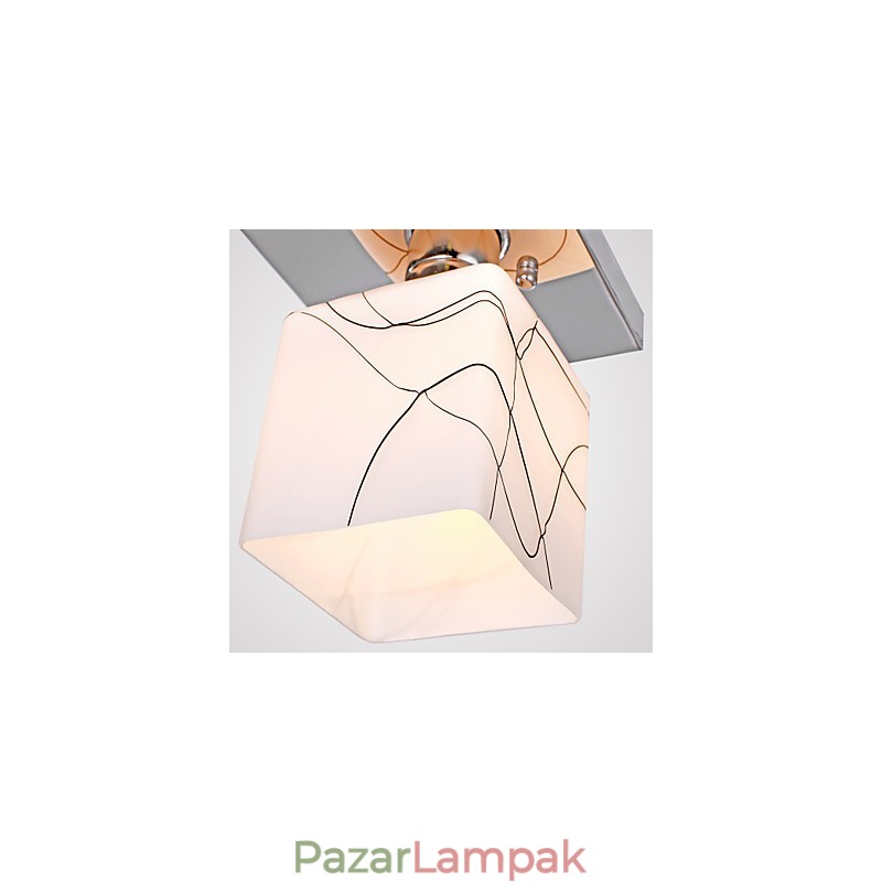 Modern, kortárs mini stílusú, galvanizált fém süllyesztett tartó