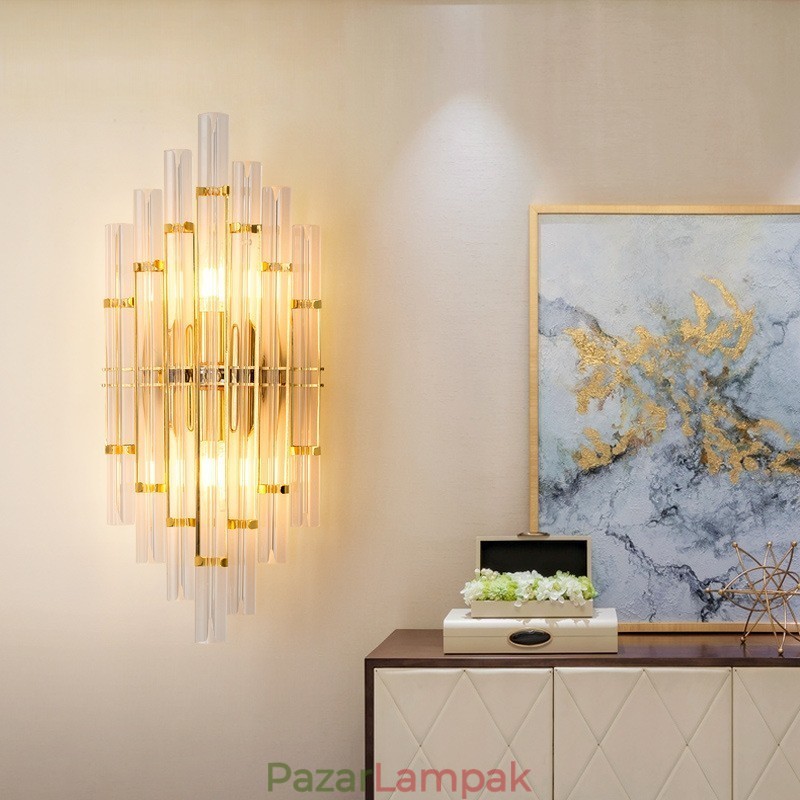 Hotel Light Luxus kristály fali lámpa Posta modern személyiség Nappali folyosó bejárata Háttér fali lámpa hálószoba Éjjeli dekorációs lámpák