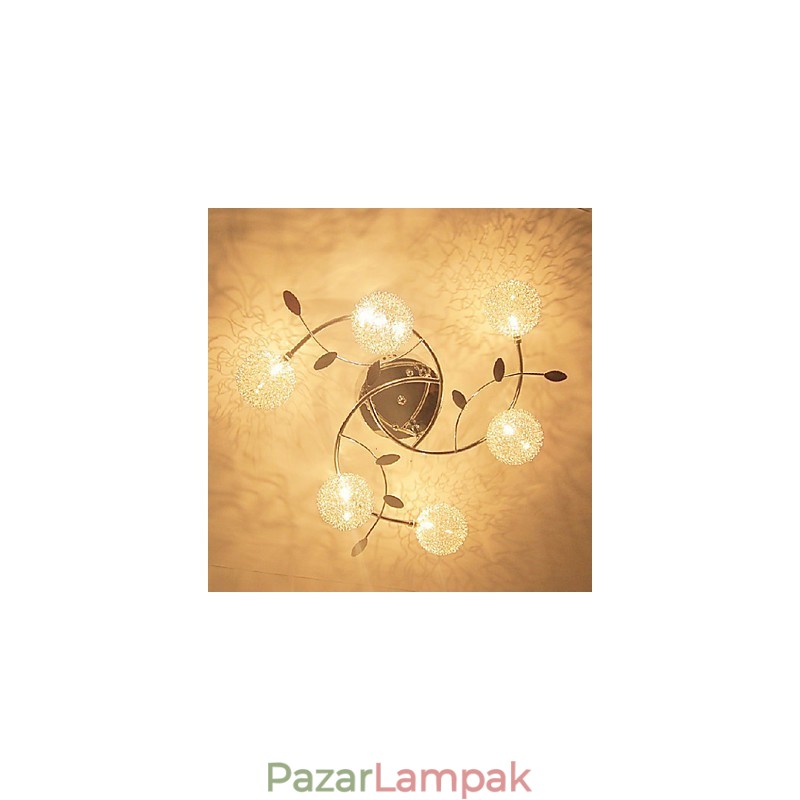 Modern kortárs kristályból galvanizált süllyesztett tartó