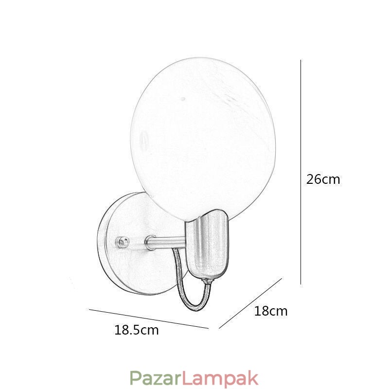 Márvány Fali lámpa Folyosó Fali lámpa Szoba Fürdőszoba Fali lámpák