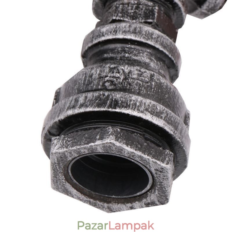 Vintage Retro Water Pipe Ipari Sconces fali lámpa