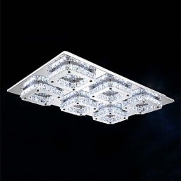 Modern, modern, galvanizált fém süllyesztett tartó