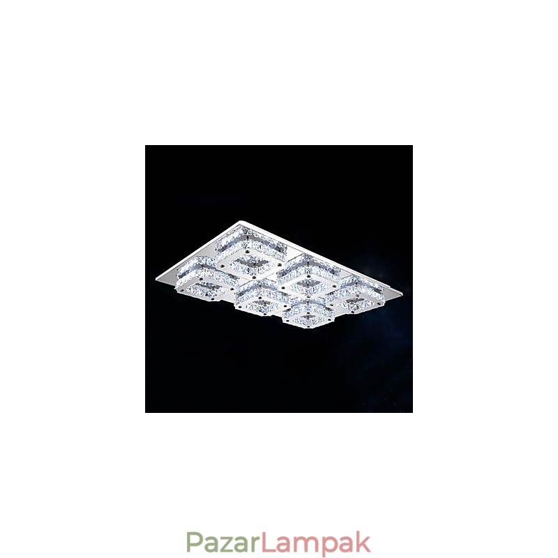 Modern, modern, galvanizált fém süllyesztett tartó