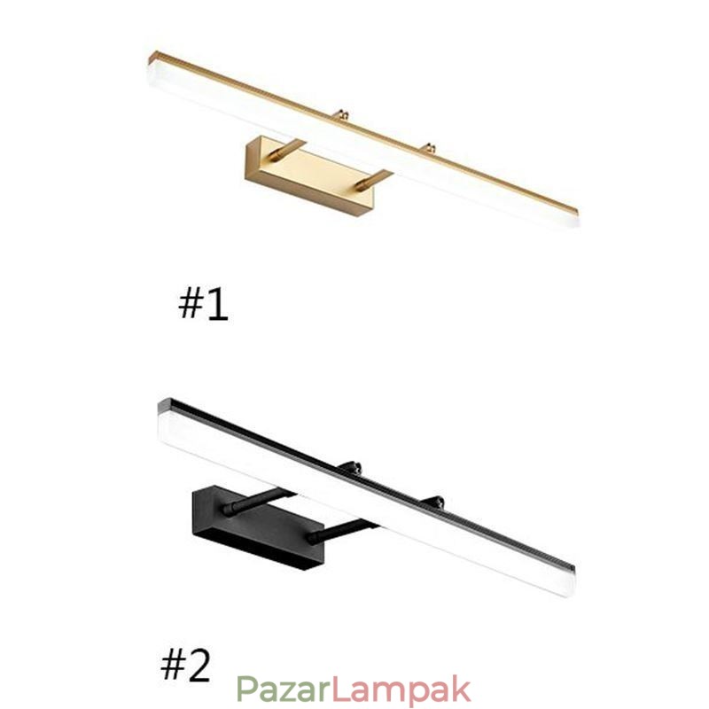 Tükör első világító akril sztreccs lámpa mosdófolyosó