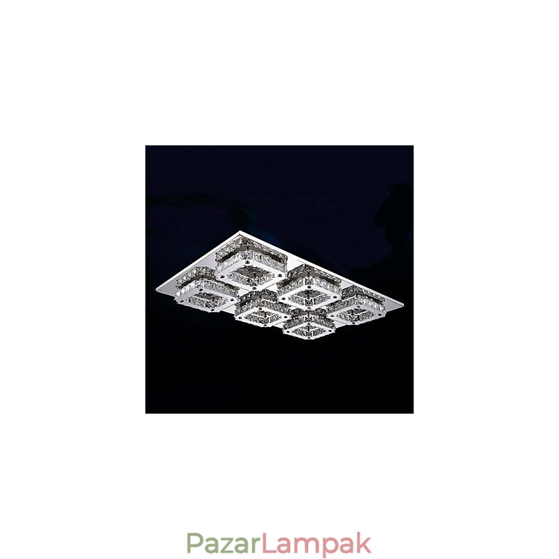 Modern, modern, galvanizált fém süllyesztett tartó