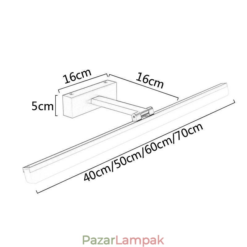 Sconce lámpa Modern tükör első lámpa fali lámpa mosdó