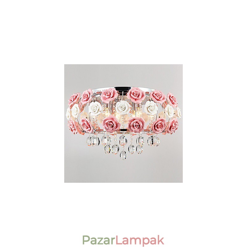 Country Crystal galvanizált fém süllyesztett tartó