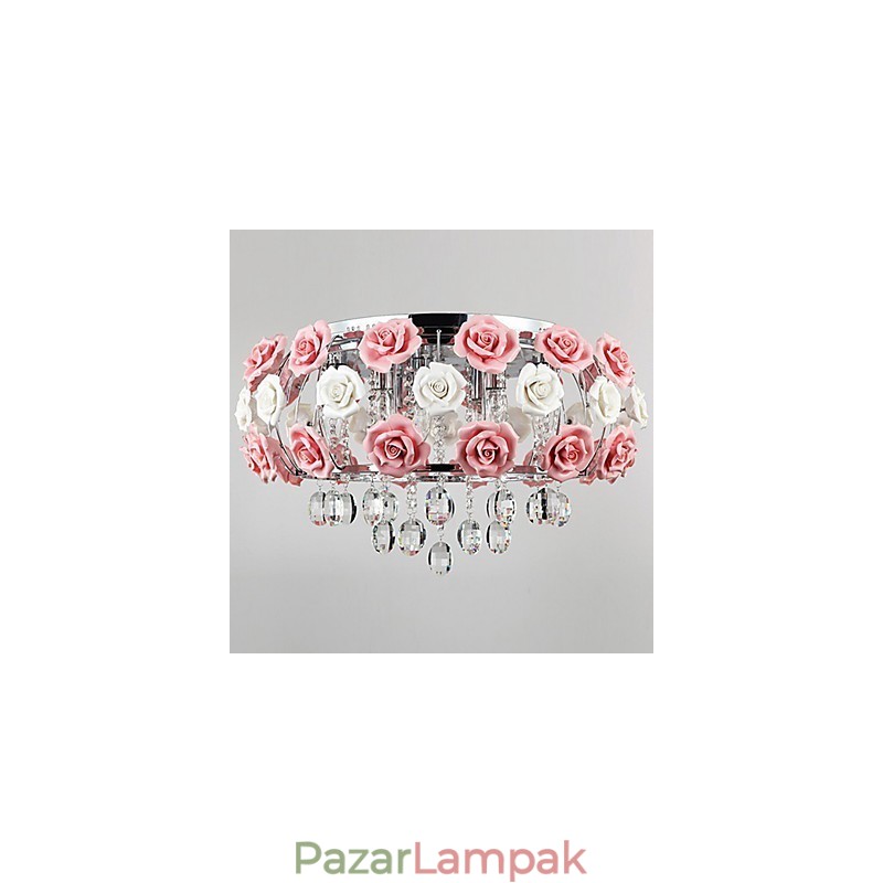 Country Crystal galvanizált fém süllyesztett tartó