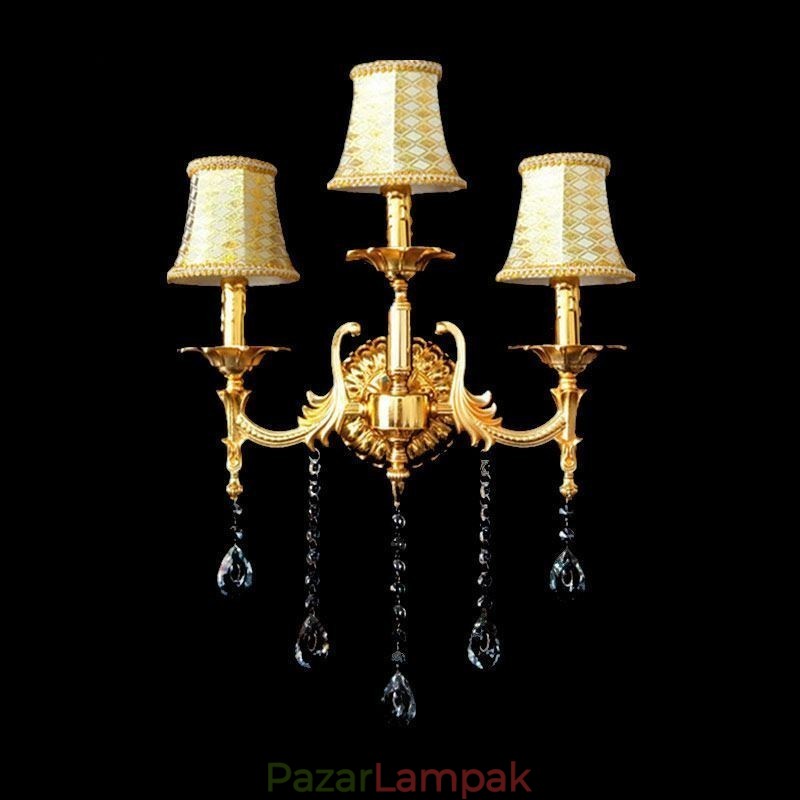 Európai fali lámpa Luxus falilámpa Crystal Drop dekorációs lámpa éjjeli világítás