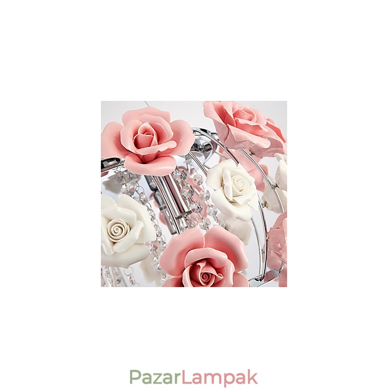 Country Crystal galvanizált fém süllyesztett tartó
