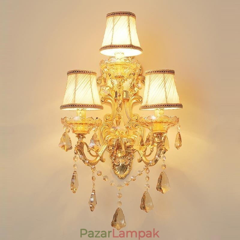Luxus fali lámpa Elegáns falikar dekorációs lámpa éjjeli világítás