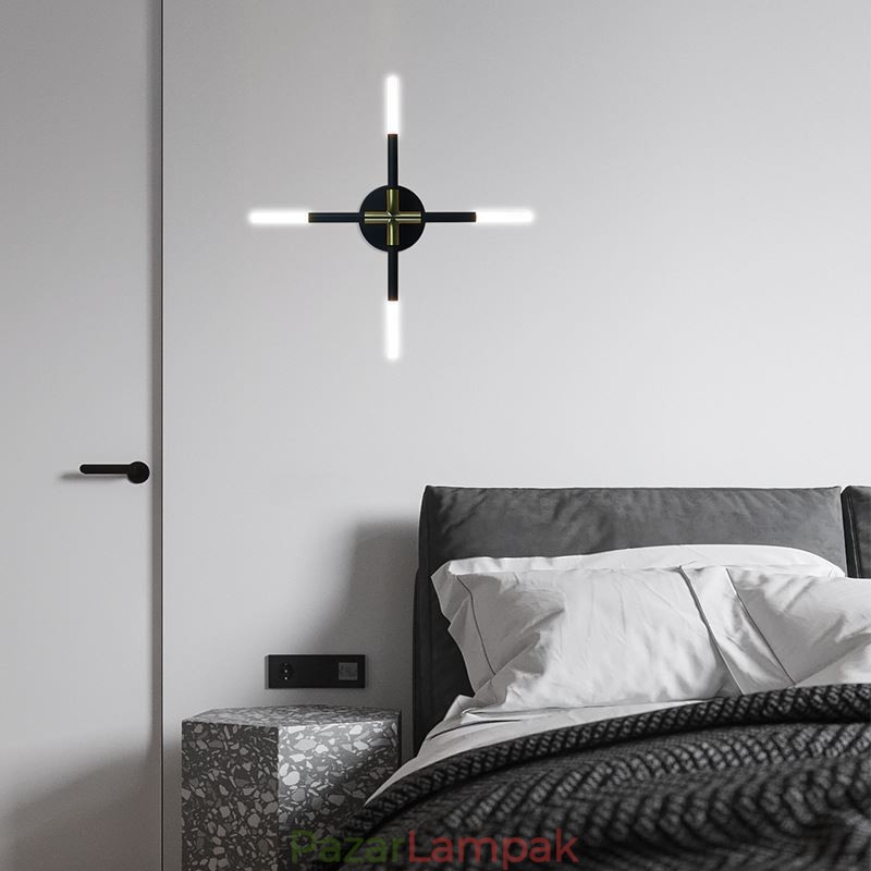 Fali lámpa Modern minimalista meleg fehér kreatív falikar