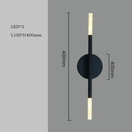 Fali lámpa Modern minimalista meleg fehér kreatív falikar