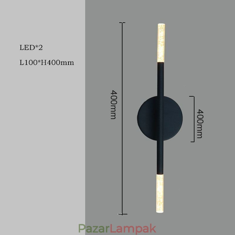 Fali lámpa Modern minimalista meleg fehér kreatív falikar