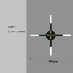 Fali lámpa Modern minimalista meleg fehér kreatív falikar