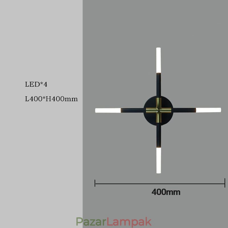 Fali lámpa Modern minimalista meleg fehér kreatív falikar