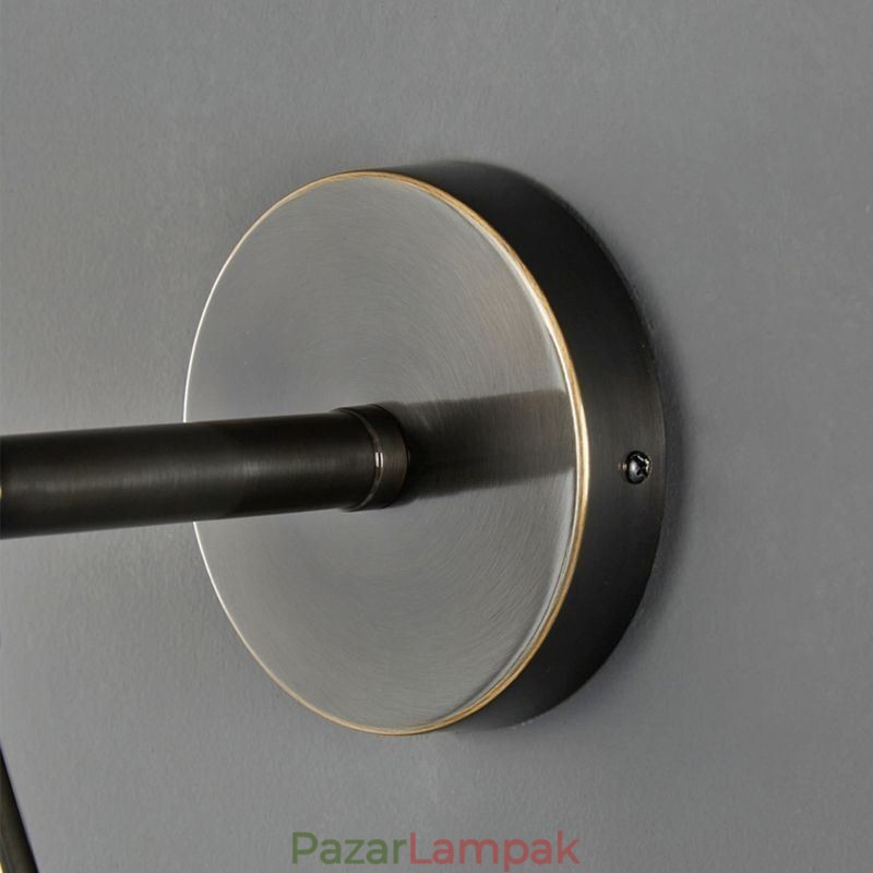 Modern Globe falilámpa üvegfali lámpa, fekete vízcsepp fali lámpa