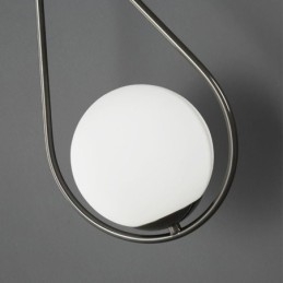 Modern Globe falilámpa üvegfali lámpa, fekete vízcsepp fali lámpa