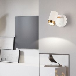 Modern forgó fali lámpa, minimalista lámpatest