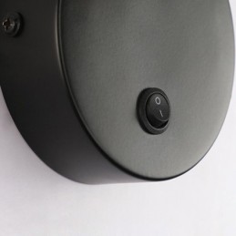 Modern forgó fali lámpa, minimalista lámpatest