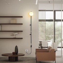 Globe falikar világítás Mid Century Magic bab fali lámpa csatlakozóval