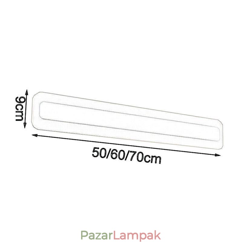 Új fali tükörlámpa Modern kozmetikai akril fali lámpa fürdőszoba