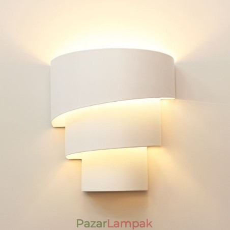 Modern, minimalista fali lámpa, spirális tortakarács, könnyű ágy mellett Modern, minimalista fali lámpa, spirális tortakarács, könnyű ágy mellett