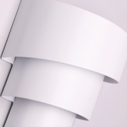 Modern, minimalista fali lámpa, spirális tortakarács, könnyű ágy mellett