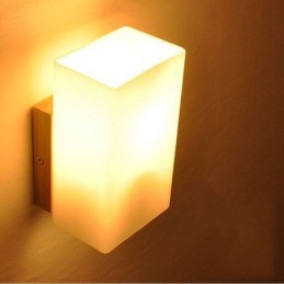 Nordic Wood fali lámpa üveg lámpaernyő lámpa