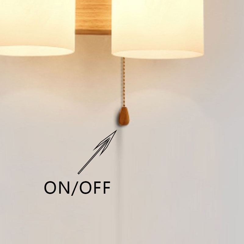 Nordic Wood fali lámpa üveg lámpaernyő lámpa