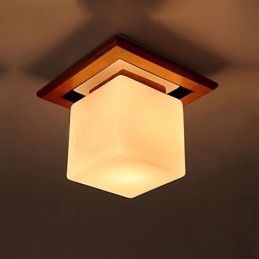 Falba süllyesztett mini stílusú modern kortárs fa