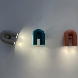 Falikar U alakú, minimalista kreatív fali lámpa 90 forgatható lámpaernyő