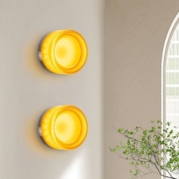 Fali lámpa Modern, minimalista akril egyfejű, kerek kovácsoltvas kis falikar