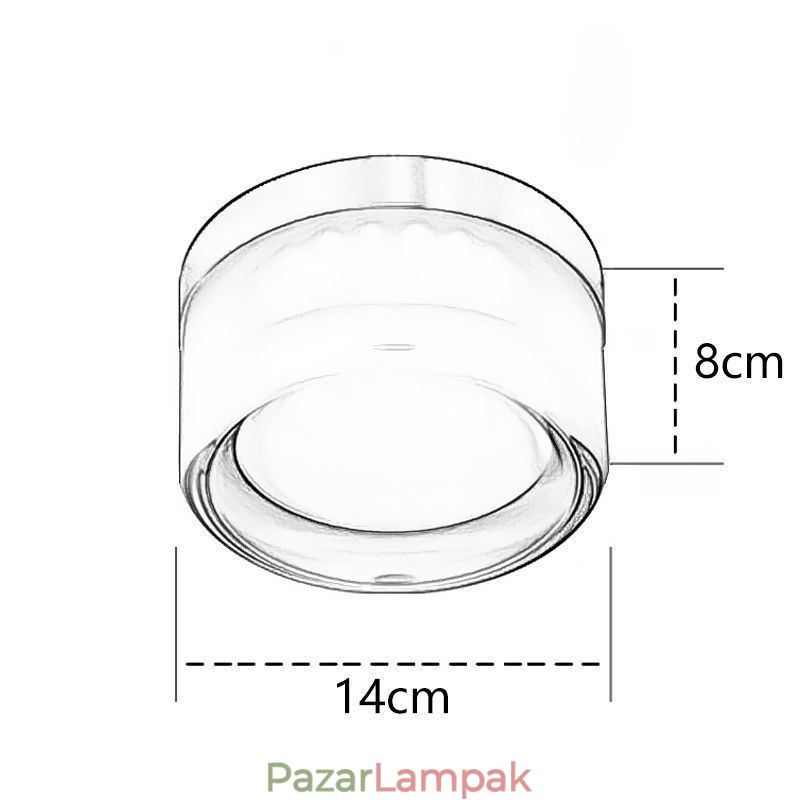 Fali lámpa Modern, minimalista akril egyfejű, kerek kovácsoltvas kis falikar