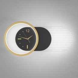 Fali lámpa Modern minimalista akril kovácsoltvas óra fali lámpa