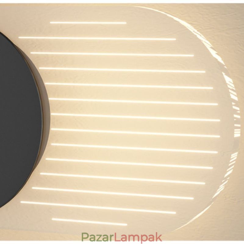 Fali lámpa Modern minimalista akril kovácsoltvas óra fali lámpa