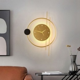 Óra fali lámpa Modern minimalista kovácsoltvas fali lámpa és