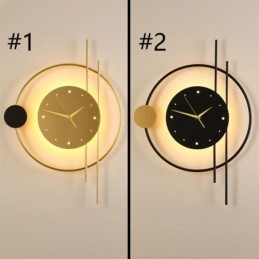 Óra fali lámpa Modern minimalista kovácsoltvas fali lámpa és