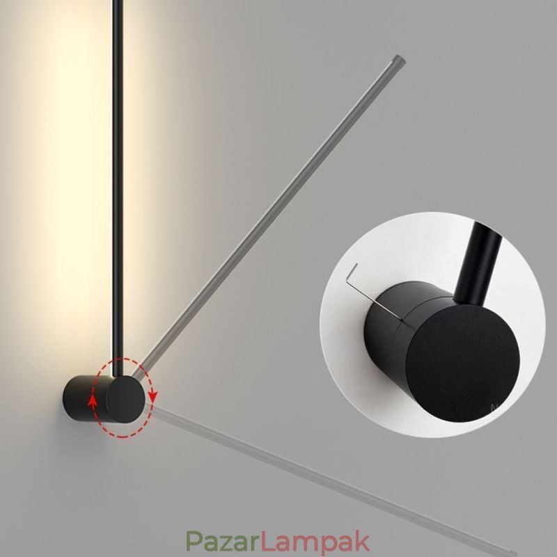 Modern hosszú fali lámpa éjjeli dekor lámpa