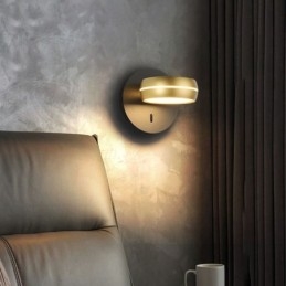 Forgó fali lámpa Modern minimalista falikar