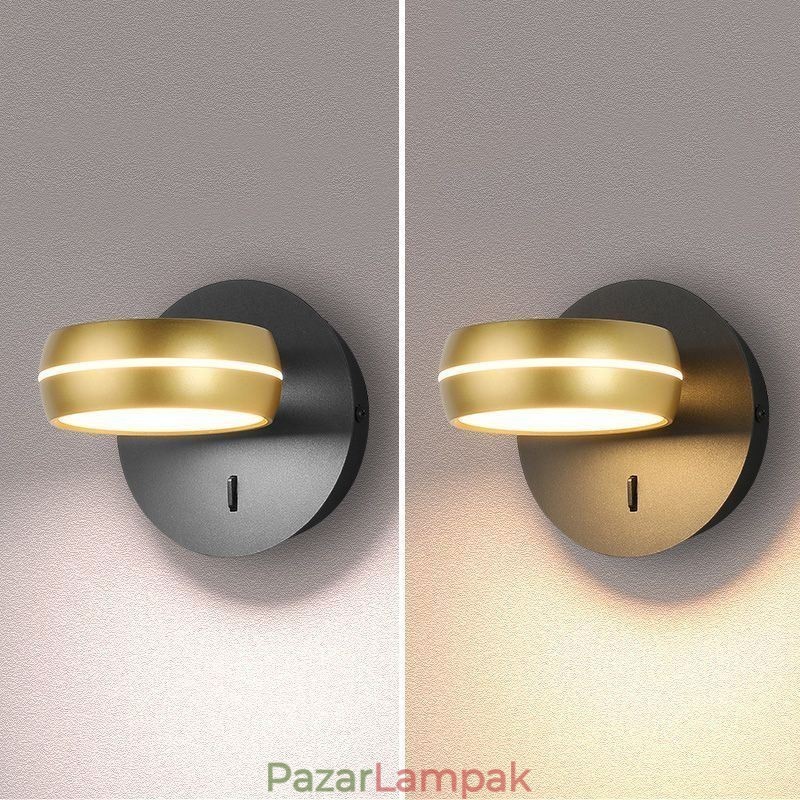 Forgó fali lámpa Modern minimalista falikar