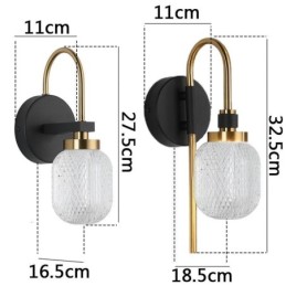 Modern minimalista fali lámpa akril fali lámpa