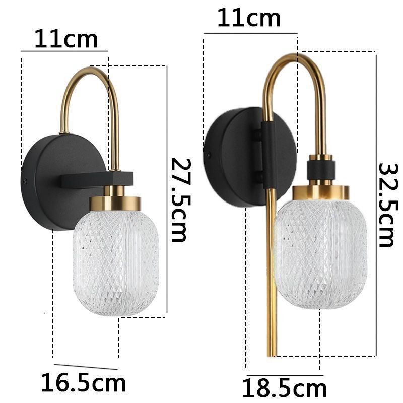 Modern minimalista fali lámpa akril fali lámpa