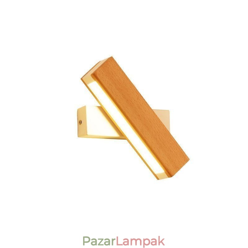 Európa tömörfa fali lámpa éjjeli fali világítás Modern egyszerű lámpák