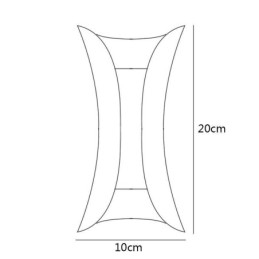 Modern fali lámpa vízálló fali lámpa udvari erkély folyosó