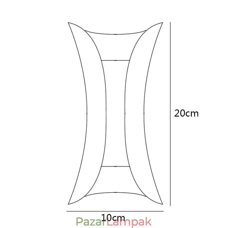 Modern fali lámpa vízálló fali lámpa udvari erkély folyosó