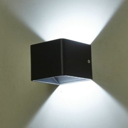 Fali lámpa alumínium erkély felületre szerelt kocka veranda lámpa