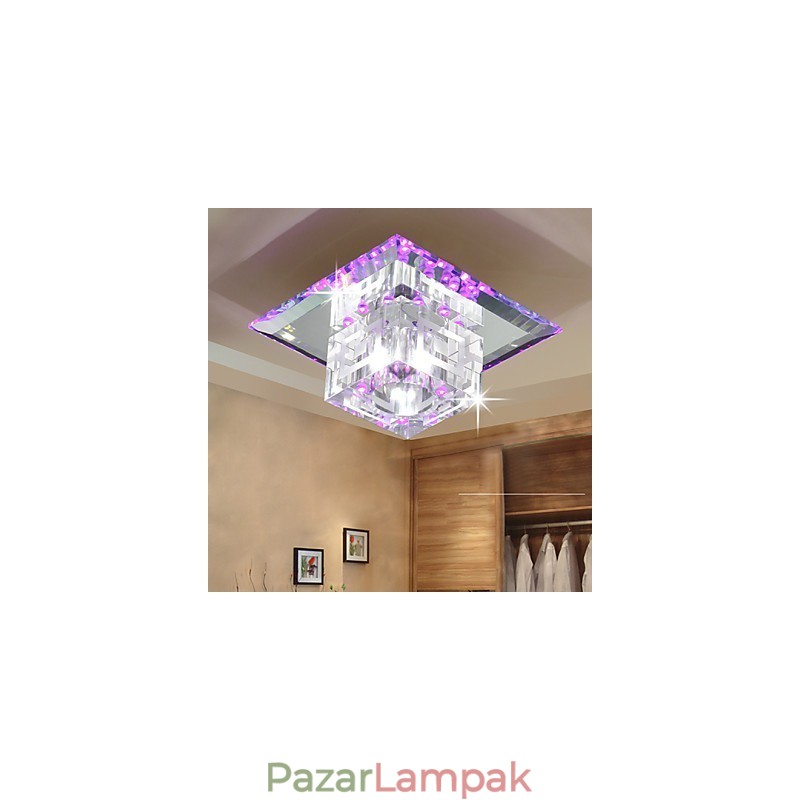 Crystal Between Lamp Smd Spotlight Kreatív lámpa Lámpacső Fénye Elnyeli a Kupola fényét